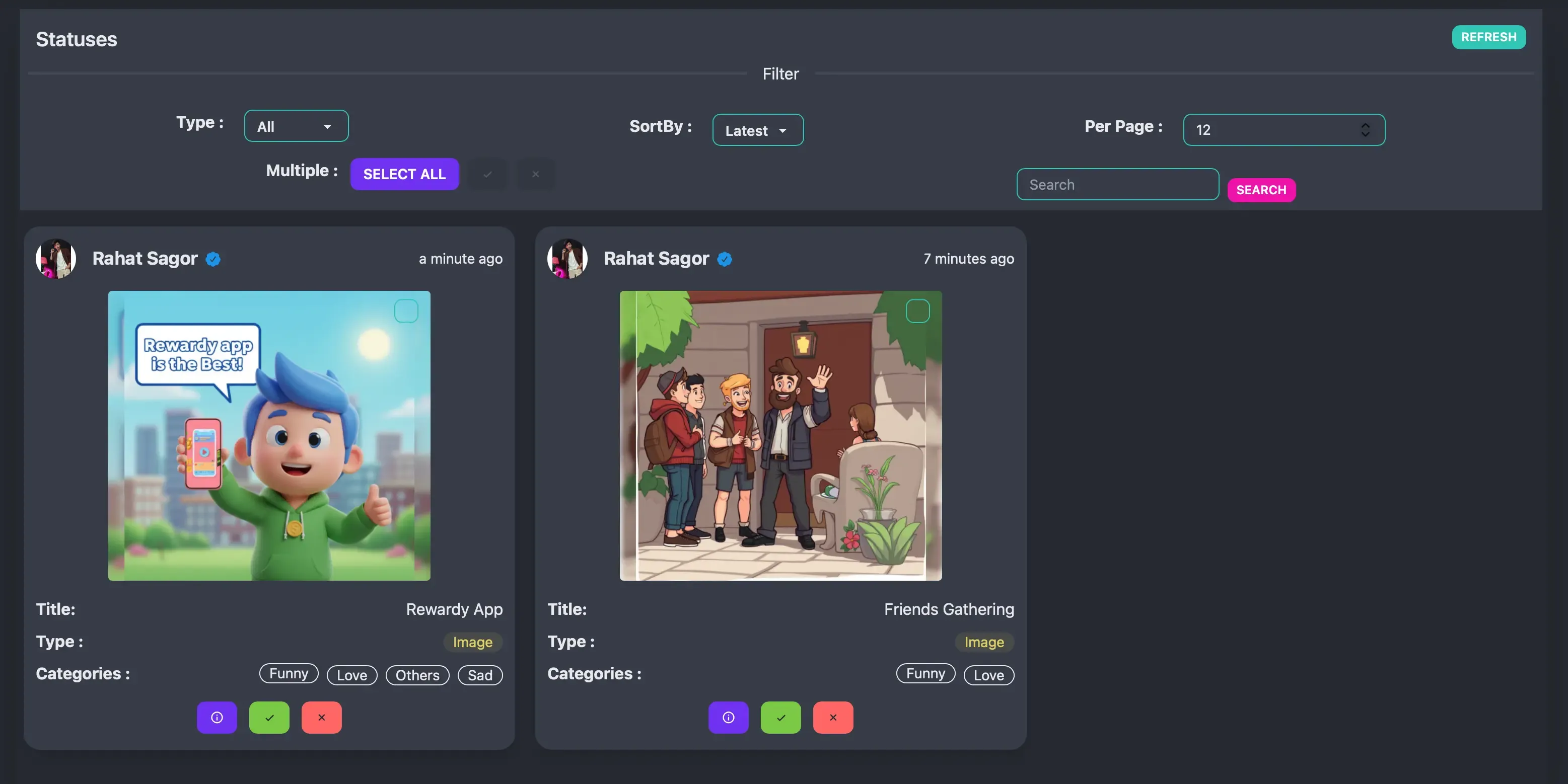 Status Review
